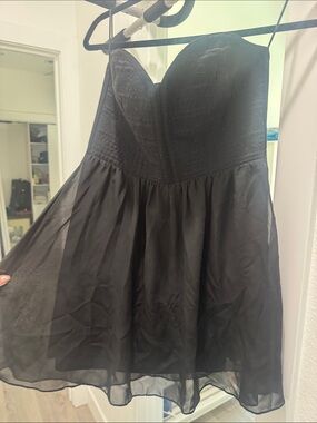 H&M | Dresses | Hm Black And White Strapless Ribbed Tube Dress | Poshmark